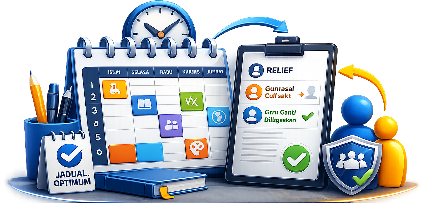 Bina Jadual dan Relief